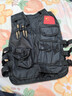 脘錸兒童小警察玩具槍套裝特種兵演出服玩具槍黑貓警長吃雞大全套裝備 M416沖鋒槍：警特馬甲【13件套】 2-6歲 曬單實(shí)拍圖