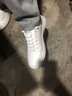 蜘蛛王蜘蛛王頭層牛皮男鞋2025夏季透氣新款防滑耐磨休閑小白鞋板鞋子 白色-四季款 8029（W）皮鞋尺碼 41 曬單實(shí)拍圖