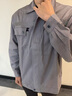 耐帝春秋高端工作服套裝男定制工裝車間汽修物業(yè)勞保服建筑工地工程服 133銀灰色 (套裝) 2XL (180) 【推薦155-175斤穿】 曬單實拍圖