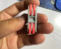 佐佑眾工按壓式接線端子電線快速連接器分線器家用電線燈具導(dǎo)線接線器 2進(jìn)2出橙色款（10只裝）/包 曬單實(shí)拍圖