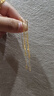 周六福足金999黃金耳線女星星月亮黃金耳飾計(jì)價(jià)AA096626 一對(duì) 約2.92g  曬單實(shí)拍圖