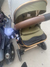 ANGI BABY嬰兒車高景觀嬰兒推車可坐可躺新生兒避震輕便折疊雙向?qū)殞毷滞栖?綠野仙蹤【四輪橡膠+加厚棉墊】 輕便折疊高景觀減震雙向嬰兒推車 曬單實拍圖