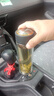 天喜（TIANXI）水杯玻璃杯大容量杯子家用便攜男女辦公泡茶杯隨手茶水分離杯 【雙層防燙】黑色420ml 曬單實(shí)拍圖