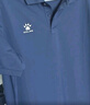 卡爾美（KELME）運動POLO衫男士翻領(lǐng)運動T恤夏季純色女士 透氣速干定制短袖 男 藏青 L 曬單實拍圖