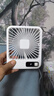 雅蘭仕小風(fēng)扇桌面臺式掛壁風(fēng)扇小型辦公室學(xué)生宿舍家用usb電風(fēng)扇戶(hù)外便攜移動(dòng)大風(fēng)力輕音充電式手持電扇 插電款白+5檔風(fēng)速+輕音大風(fēng)力 曬單實(shí)拍圖