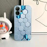 雅千圖 適用榮耀90手機殼90pro新款男女散熱冰感玻璃殼磨砂高顏值簡(jiǎn)約蜂窩格子2025年全包防摔保護套高端 遠峰藍A-蜂窩板淺藍 榮耀90PRO 曬單實(shí)拍圖