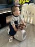 suzzt花生車(chē)扭扭車(chē)兒童1-3歲寶寶嬰幼兒學(xué)步溜溜車(chē)男女孩周歲生日禮物 摩卡棕 曬單實(shí)拍圖