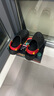 斯凱奇（Skechers）怪獸泡泡鞋夏季男鞋透氣舒適輕質(zhì)沙灘洞洞鞋涼拖鞋 黑色/紅色/BKRD 39.5 曬單實拍圖