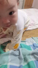 宜爽兒嬰兒連體衣夏季男女寶寶冰絲哈衣新生兒超薄睡衣爬服 黃色90 曬單實(shí)拍圖