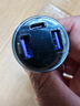 紐曼（Newsmy）車載充電器100w超級(jí)快充一拖三點(diǎn)煙器轉(zhuǎn)換插頭usb接口車充Type-c高功率 F8輕奢版金屬灰 曬單實(shí)拍圖