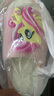 MY LITTLE PONY兒童拖鞋男女童亞麻拖鞋室內(nèi)防滑小孩春夏透氣布拖鞋柔柔220碼 曬單實(shí)拍圖