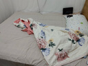 洛亞妮【24H云倉閃發(fā)】實木床100％純實木1.5米單人床原木風(fēng)主臥雙人床 原木床+20cm席夢思床墊 1.5米*2米 曬單實拍圖