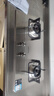 萬和（Vanward）【B6·4.5kW】燃氣雙灶具不銹鋼煙灶聯(lián)動家電以舊換新國家補貼20%嵌入家用煤氣爐臺B6B338XW天然氣 曬單實拍圖