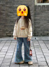 G.DUCKKIDS童裝女童褲子秋季牛仔褲喇叭褲洋氣中小童女孩寶寶休閑兒童長褲潮 彩色愛心款(喇叭褲) 130 （身高125-130cm） 曬單實拍圖