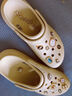 卡駱馳（crocs）男女泡芙洞洞鞋戶外休閑時尚厚底一腳蹬沙灘鞋 207521-2Y2 39-40 曬單實拍圖