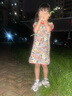 Classic Teddy精典泰迪女童連衣裙兒童旗袍純棉中小童裝國(guó)風(fēng)淑女裙子 紅色 110  曬單實(shí)拍圖