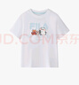 FILA【竹林多彩T】斐樂(lè )童裝兒童抗菌短袖T恤2025年夏季男女童上衣 曬單實(shí)拍圖