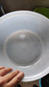 茶花 塑料盆 中號洗臉盆子抗菌寶寶兒童洗腳盆成人內(nèi)褲洗衣盆方盆L 曬單實拍圖