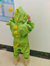 YogelTackle趕海連體褲兒童下水褲捉魚(yú)水衣玩水衣涉水服水褲水鞋一體玩沙水褲 兒童全身-【恐龍】糖果綠 34.5 (34/35) 曬單實(shí)拍圖