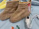 南京同仁堂電加熱艾灸長筒靴家用艾絨包足靴護腿腳部腿部膝蓋艾草熱敷包 同仁堂電熱艾絨護腿低筒靴一對 曬單實拍圖
