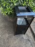 藝岑酒店垃圾桶立式不銹鋼商用電梯口大堂商用吸煙處帶煙灰缸果皮箱 常規(guī)黑金大號煙灰缸 曬單實(shí)拍圖