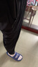 美津濃戶外休閑褲男春夏束腳男士寬松冰絲學(xué)生長褲透氣褲子 曬單實(shí)拍圖