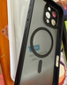 ROCK適用蘋果16Promax手機(jī)殼iPhone16Promax保護(hù)套磁吸Magsafe防摔鏡頭全包精孔簡約不粘指紋男女黑色 曬單實(shí)拍圖