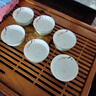 唯古小號功夫茶杯陶瓷青花瓷茶具品茗杯主人杯6只裝小清新家用泡茶杯 梅花小反口（40ml）六個(gè)套裝 曬單實(shí)拍圖