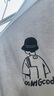 G.DUCKKIDS小黃鴨童夏裝短袖T恤大兒童夏季純棉上衣男孩夏款潮牌痞帥氣t 白色 160 曬單實(shí)拍圖