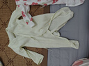 童泰嬰兒連體衣服純棉0-6個(gè)月新生兒蝴蝶衣春夏季男女寶寶嬰兒服2件裝 綠色 66cm 曬單實(shí)拍圖