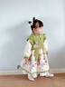 幼歌（YOUGE）嬰幼兒秋季新款云間小鹿新中式套裝國(guó)風(fēng)馬甲裙子兩件套 米色 90 cm 曬單實(shí)拍圖