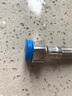云然4分波紋管304不銹鋼熱水器冷熱進(jìn)水出水管軟管馬桶高壓防爆連接管 4分（30厘米）304不銹鋼波紋管 曬單實(shí)拍圖