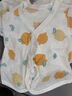 貝瑞加（Babyprints）新生兒半背衣2件裝初生男女寶寶短袖上衣夏季嬰兒衣服純棉 黃52 曬單實(shí)拍圖