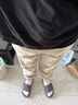 杰克·瓊斯（JACK&JONES）男裝夏膝蓋3D剪裁時(shí)尚簡(jiǎn)約舒適九分褲束腳牛仔褲男褲224232094 淺卡其色 常規(guī) S （170)RW 曬單實(shí)拍圖