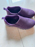 足力健大師老北京布鞋女春秋季軟底大腳骨寬頭老人鞋老年媽媽鞋老布鞋 75紫色【輕便軟底】 39 曬單實(shí)拍圖