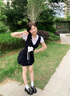 CAMILA KSENIA小皮鞋女2025新款夏季一腳蹬英倫風(fēng)平底百搭休閑樂福鞋子厚底 黑色 38 曬單實拍圖