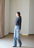Calvin KleinJeans25春夏新款女士美式復古潮流ck寬松微彈洗水牛仔褲47B928G U3M-牛仔淺藍 26 曬單實(shí)拍圖