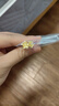 周六福黃金耳釘女足金999花卉耳飾耳針 計價 2.29g 曬單實拍圖