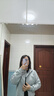德瑪納【舒彈350G空氣層】秋季都市連帽寬松闊感線(xiàn)條不挑人女式外套 曬單實(shí)拍圖