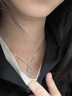 高品質(zhì)轉(zhuǎn)運(yùn)新款海藍(lán)寶吊墜925純銀海寶藍(lán)精致鎖骨鏈藍(lán)色水晶項(xiàng)鏈 8mm淺藍(lán)色 海藍(lán)寶 曬單實(shí)拍圖
