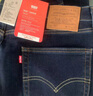 Levi's李維斯暖絨系列男士502錐型美式復(fù)古休閑水洗藍(lán)色牛仔褲 靛藍(lán)色 34 (32) 曬單實(shí)拍圖