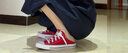 匡威（Converse）all star復古經(jīng)典帆布鞋情侶學(xué)生男女鞋休閑運動(dòng)低幫休閑鞋101001 101007 紅色 35 曬單實(shí)拍圖