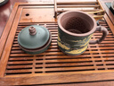 云禪尚陶宜興紫砂杯純手工女男士杯子內膽過(guò)濾杯辦公泡茶杯家用茶具大容量 山河雄韻杯五件套禮盒裝 410ml 1只 曬單實(shí)拍圖