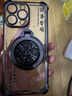 福順奢風(fēng)生水起電鍍防摔適用蘋果16pro手機(jī)殼iPhone15promax透明氣囊14plus支架高級13鏡頭全包12男女款 氣囊黑色【諸事順利】風(fēng)生水起旋轉(zhuǎn)支架 iPhone 14 Pro Max 曬單實拍圖