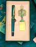沐苼開學禮物送同學三星堆文創(chuàng)金屬書簽禮盒紀念品生日禮物高檔精致創(chuàng)意中國特色禮物送老外 青銅神鳥【書簽+簽字筆】 曬單實拍圖