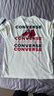 Converse匡威童裝男童短袖T恤夏季新款圓領(lǐng)透氣舒適中大童涼感上衣t恤 羽白色 160 /76 【建議身高152-158cm】 曬單實(shí)拍圖