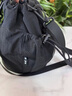回力迷你帆布包包女2025新款單肩潮牌手機包休閑運動(dòng)旅游斜挎小水桶包 黑色 曬單實(shí)拍圖