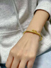 謝瑞麟黃金手鐲足金蓮蓬兩世歡手鐲手飾送女友老婆七夕節(jié)生日禮物計價 足金蓮蓬兩世歡手鐲54圈口約5.2克 曬單實(shí)拍圖