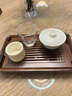 漢唐（hantang） 漢唐茶盤黑胡桃儲(chǔ)水家用旅行小型實(shí)木茶托盤功夫茶具套裝 小號(hào) 黑胡桃 樂享茶盤 32*20cm 曬單實(shí)拍圖