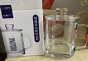 喜碧（Scybe）茶杯耐熱玻璃杯辦公杯玻璃茶杯帶蓋把手杯玻璃水杯格隆380ml 2只 曬單實拍圖